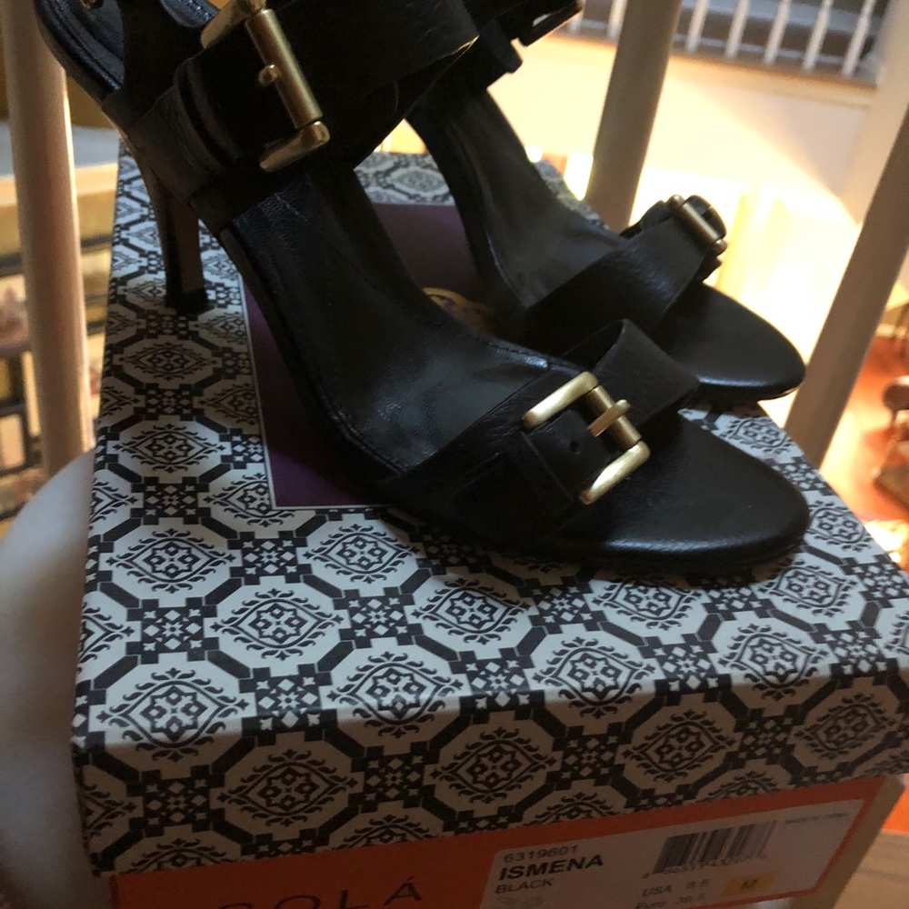Black heel Sandals